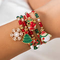 Kerst armbandjes 5 stuk