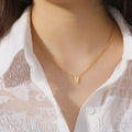 Ketting Met Initiaal Goud / Staal